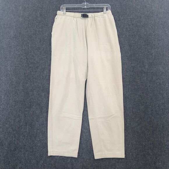 KAVU Pants Mens Medium Beige Canvas Web Belt Outdoors Utility Made In USA Hiking - Picture 1 of 9